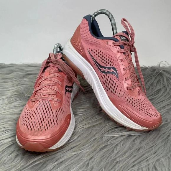Saucony Clarion Womens Size 9 Shoes Pink Sneakers Running Athletic Trainers - Picture 10 of 10